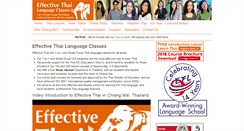 Desktop Screenshot of effectivethai.com