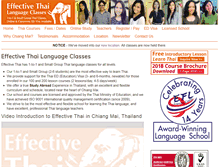 Tablet Screenshot of effectivethai.com